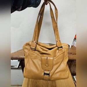 Perlina New York Mustard Yellow Shoulder Bag